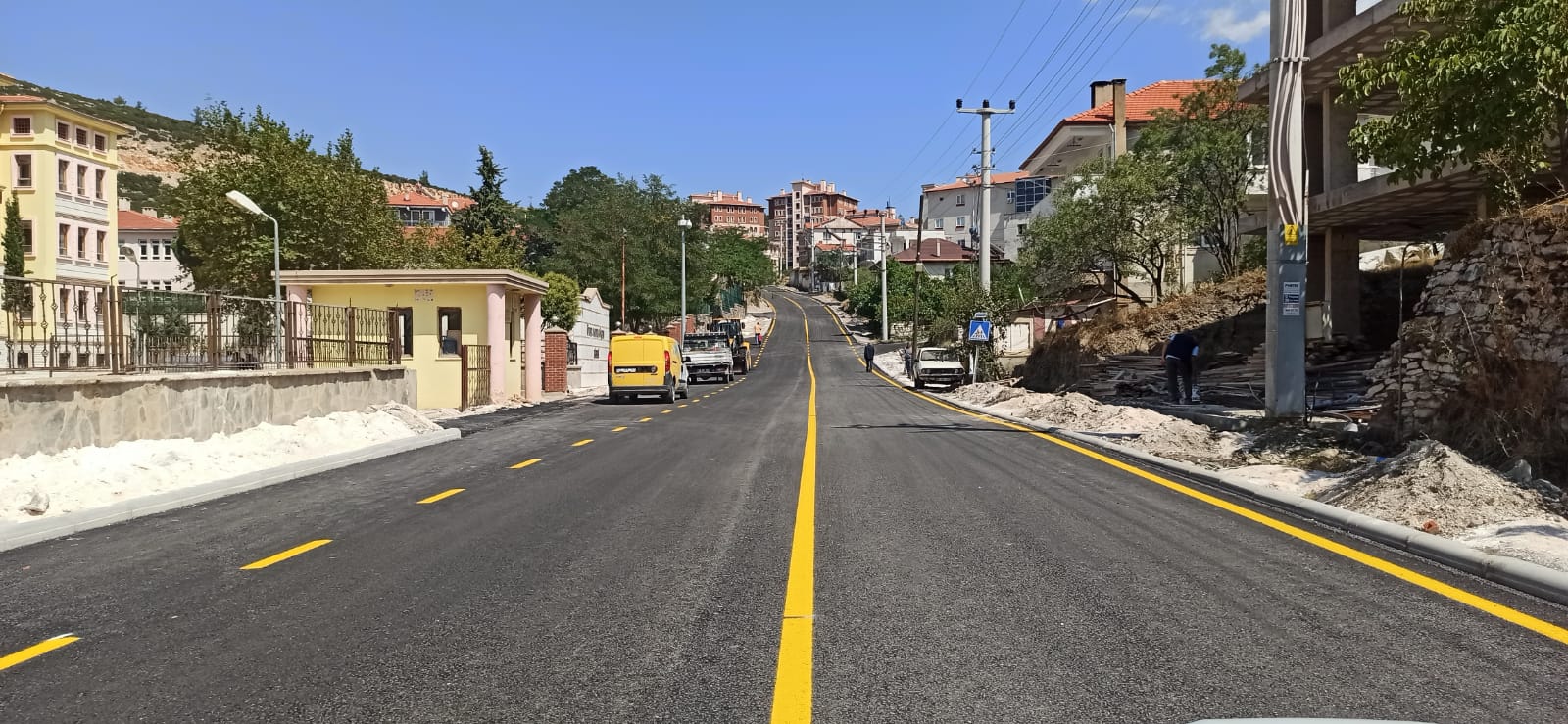 Kavaklıdere’de Sıcak Asfalt Çalışmaları Tamamlandı